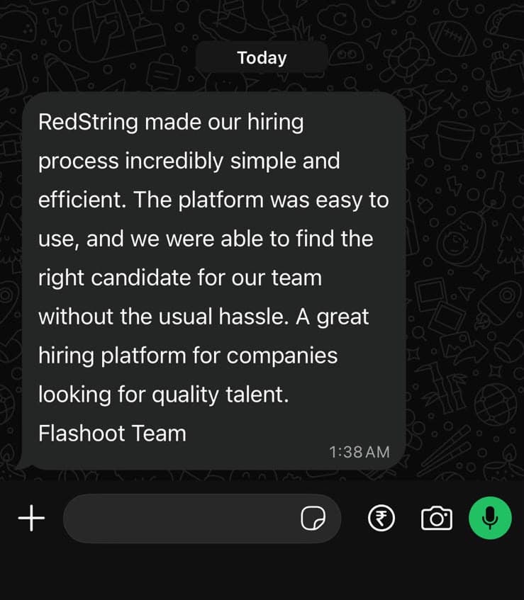 Testimonial from Abhiram